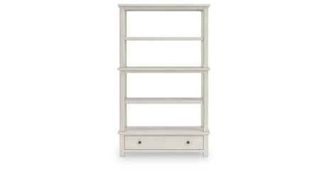 Robbinsdale Antique White 75" Bookcase from Ashley - Luna Furniture