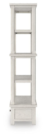 Robbinsdale Antique White 75" Bookcase from Ashley Furniture - Luna Furniture