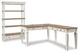Realyn Home Office Desk and Bookcase from Ashley Furniture - Luna Furniture