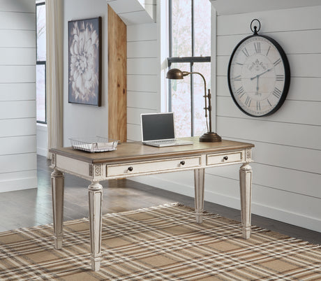 Realyn Desk and Bookcase from Ashley - Luna Furniture