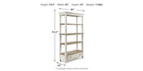 Realyn Home Office Desk and Bookcase from Ashley Furniture - Luna Furniture