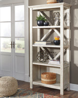 Carynhurst Whitewash 75" Bookcase from Ashley - Luna Furniture