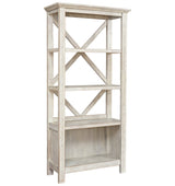 Carynhurst Home Office Desk and Storage in Whitewash from Ashley - Luna Furniture