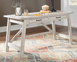 Carynhurst Whitewash 60" Home Office Desk from Ashley - Luna Furniture