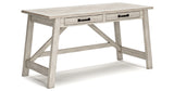 Carynhurst Whitewash Home Office Desk and Printer Stand from Ashley - Luna Furniture