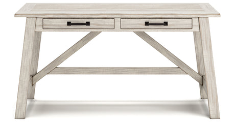Carynhurst Whitewash 60" Home Office Desk from Ashley - Luna Furniture