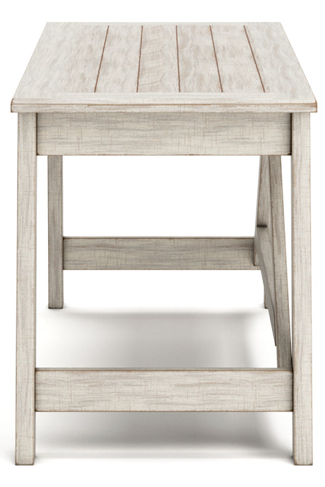 Carynhurst Whitewash 60" Home Office Desk from Ashley - Luna Furniture