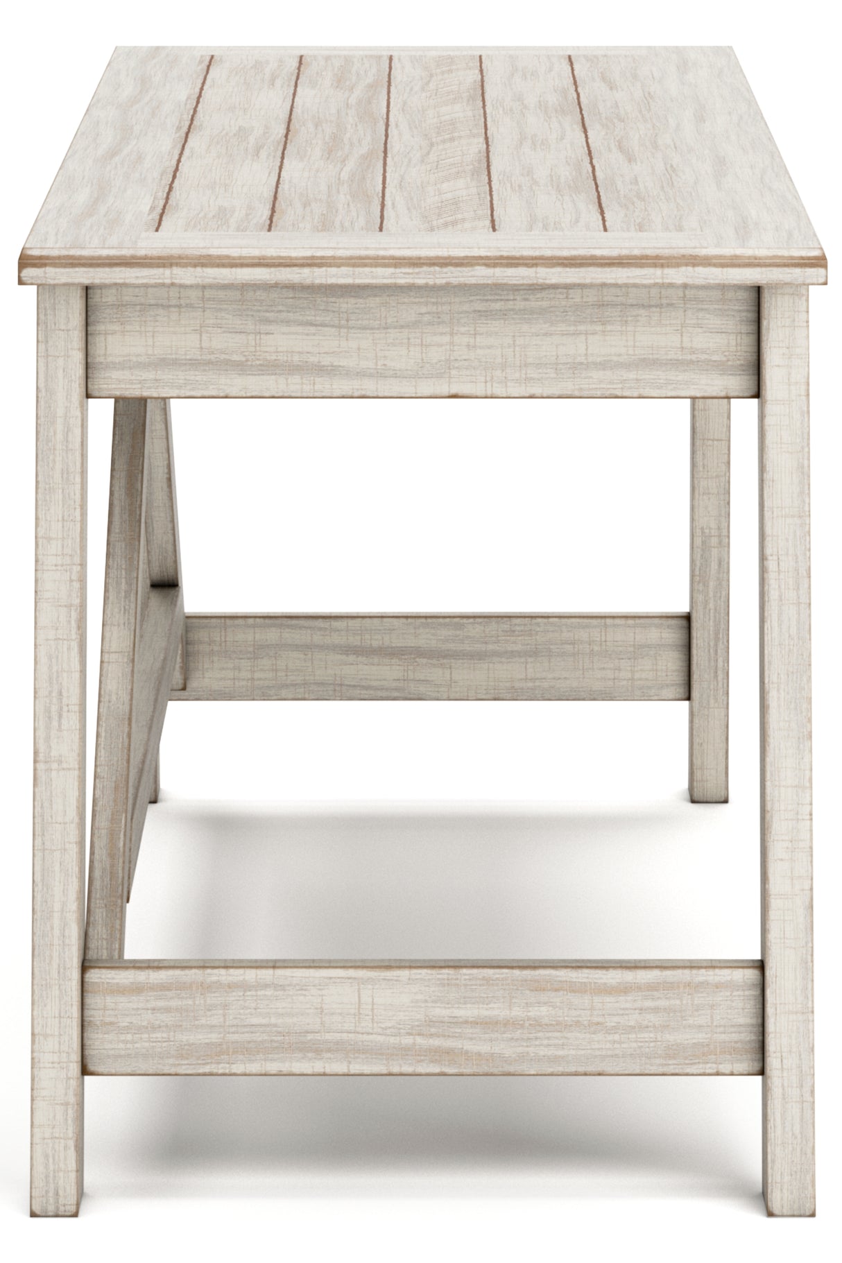 Carynhurst Whitewash 60" Home Office Desk from Ashley - Luna Furniture