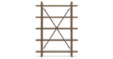 Roanhowe Brown 71" Bookcase from Ashley Furniture - Luna Furniture