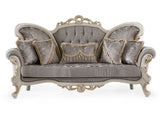 Kelebek Traditional Sofa in Vizon from Furnia - Luna Furniture