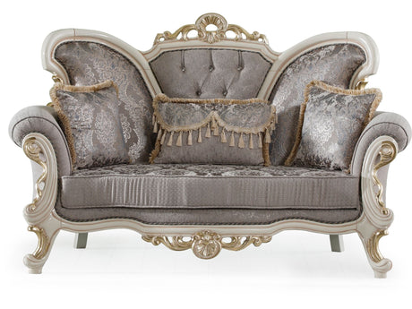 Kelebek Vizon Traditional Loveseat from Furnia - Luna Furniture