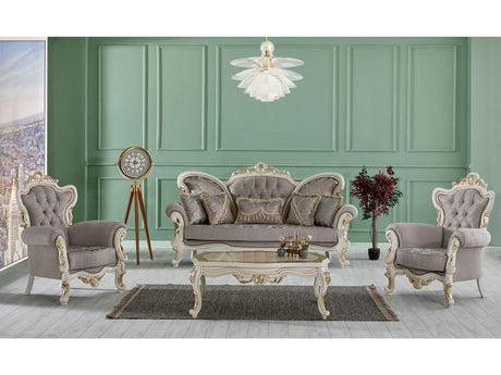 Kelebek Coffee Table Cream from Furnia - Luna Furniture