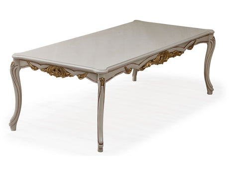 Buse Diningroom Table Cream, Table 87" from Furnia - Luna Furniture