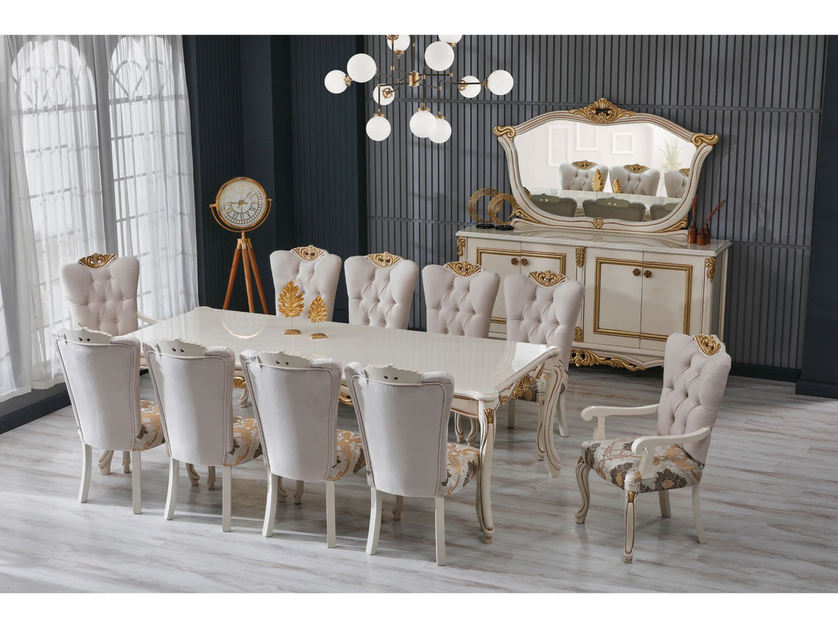 Buse Diningroom Chair Cream from Furnia - Luna Furniture