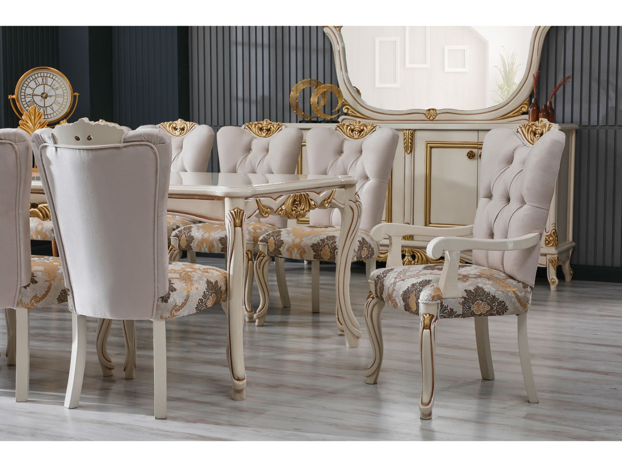 Buse Diningroom Chair Cream from Furnia - Luna Furniture