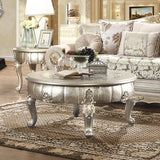 HD-1560 Belle Silver End Table from Homey Design - Luna Furniture