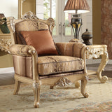 HD-1633 Pickle Frost Cream Chair from Homey Design - Luna Furniture