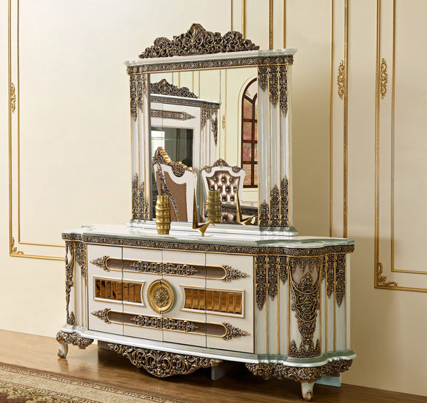 HD-1881 Ivory/Bronzed Copper Buffet