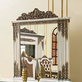 HD-1881 Ivory/Bronzed Copper Mirror from Homey Design - Luna Furniture
