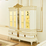 HD-1882 Ivory/Gold China from Homey Design - Luna Furniture