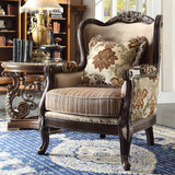 HD-1976 Brown Cherry Chair from Homey Design - Luna Furniture