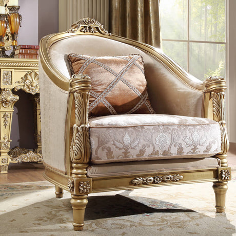 HD-2019 Natural Chair from Homey Design - Luna Furniture