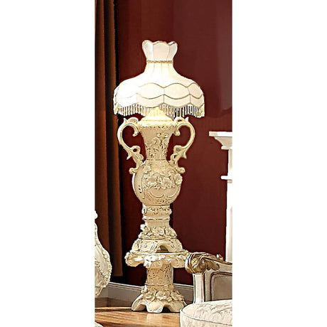 HD-2177 Antique White/Gold 45" Lamp from Homey Design - Luna Furniture