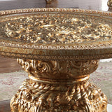 HD-328G Marbled Gold End Table from Homey Design - Luna Furniture