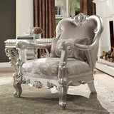 HD-372 Metallic Silver Chair from Homey Design - Luna Furniture