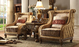 HD-458 Van Dyke Brown Chair from Homey Design - Luna Furniture