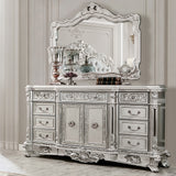HD-5800GR Antique Silver Gray 5-Piece Bedroom Set from Homey Design - Luna Furniture