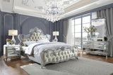HD-6036 Luna Silver/Mirror 5-Piece Bedroom Set from Homey Design - Luna Furniture