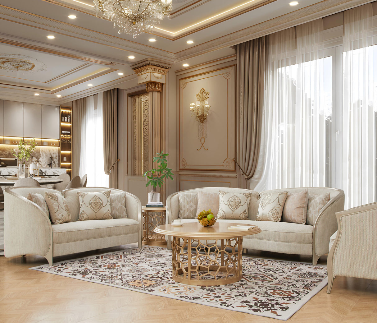 HD-7005 Loveseat from Homey Design - Luna Furniture