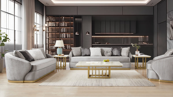 HD-7008 3-Piece Living Room Set