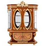 HD-8024 Cherry/Metallic Gold China from Homey Design - Luna Furniture