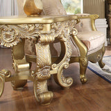 HD-8086 Metallic Bright Gold End Table from Homey Design - Luna Furniture