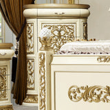 HD-903 Antique White/Gold Chest from Homey Design - Luna Furniture