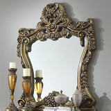 HD-905 Perfect Brown/Metallic Antique Gold Highlights Br Console Mirror from Homey Design - Luna Furniture