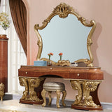 HD-9090 Mahogany 4-Piece Bedroom Set from Homey Design - Luna Furniture