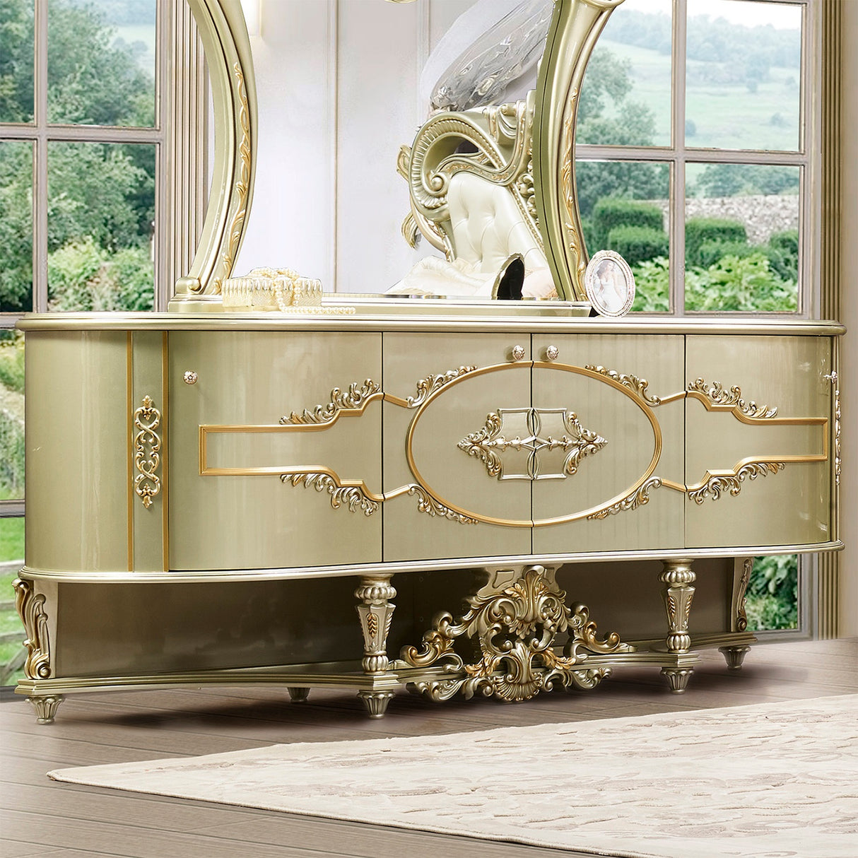 HD-958 7-Piece California King Bedroom Set from Homey Design - Luna Furniture