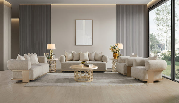 FOB HD-966 3-Piece Living Room Set
