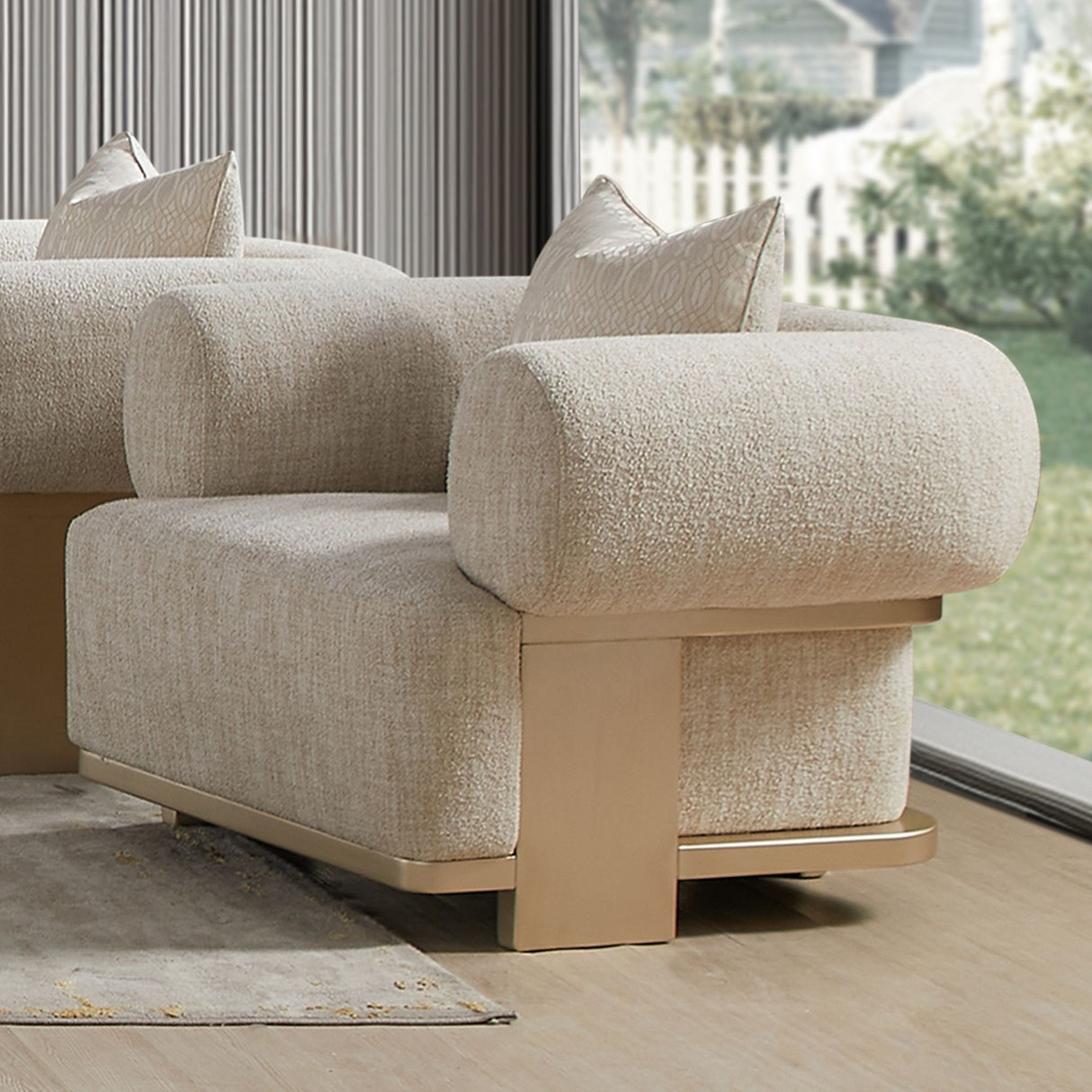 FOB HD-966 3-Piece Living Room Set