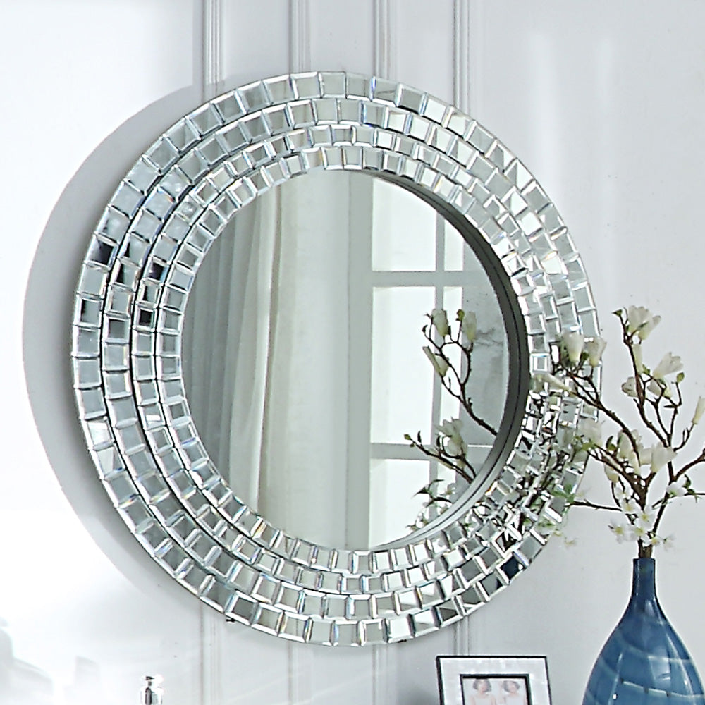 HD-6001 Mirror 5-Piece Bedroom Set from Homey Design - Luna Furniture