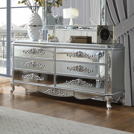 HD-2800 Mirror 5-Piece Bedroom Set from Homey Design - Luna Furniture
