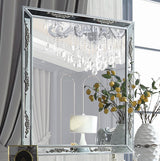 HD-6036 Luna Silver/Mirror 5-Piece Bedroom Set from Homey Design - Luna Furniture