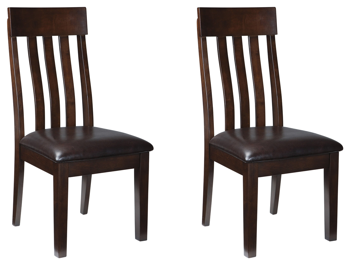 Haddigan 2-Piece Dining Room Chair in Dark Brown from Ashley - Luna Furniture