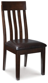 Haddigan Dark Brown Dining Table, 6 Chairs and Server from Ashley - Luna Furniture
