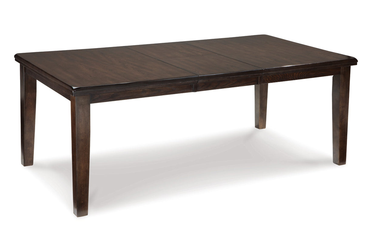 Haddigan Dark Brown Dining Table and 8 Chairs from Ashley - Luna Furniture