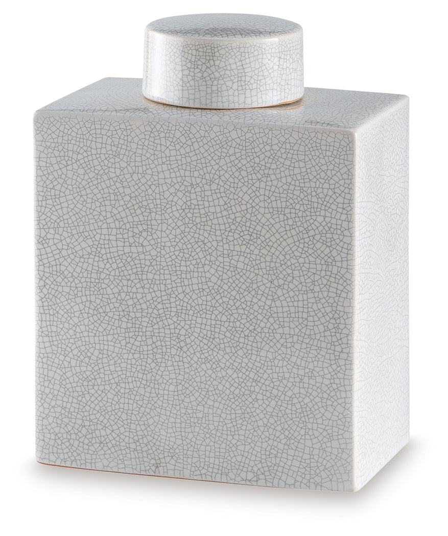 Haddworth Antique White Jar from Ashley - Luna Furniture