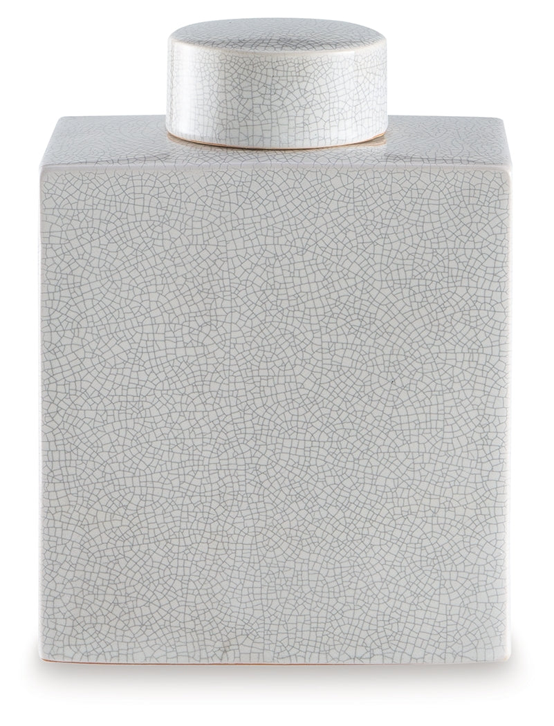 Haddworth Antique White Jar from Ashley - Luna Furniture